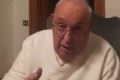 El papa Francisco en el video inédito