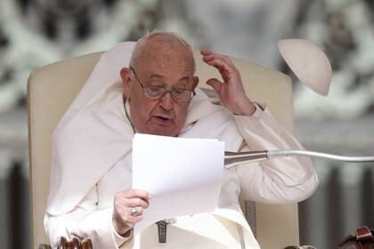 El papa Francisco, en la audiencia general en la Plaza San Pedro. (Evandro Inetti/ZUMA Press Wire/dpa)