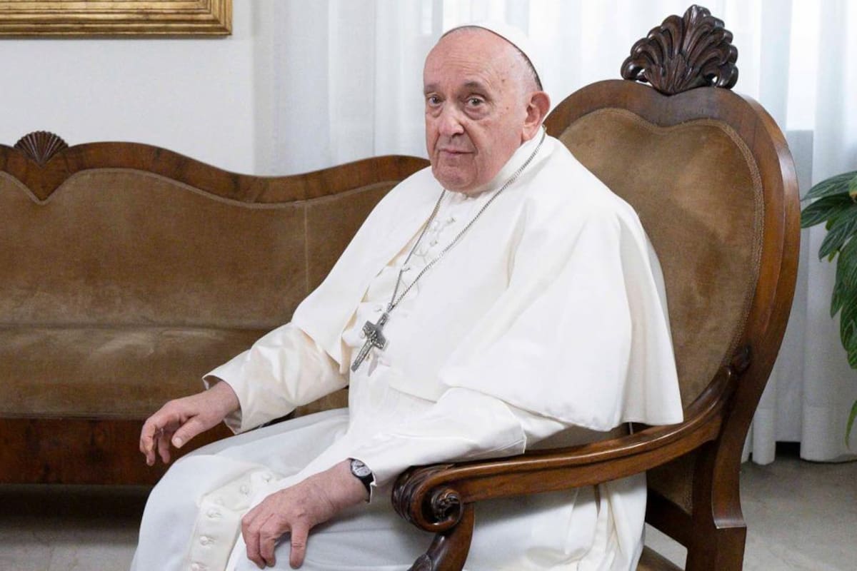 El papa Francisco, entrevistado por Télam en Santa Marta