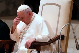 El papa Francisco fue hospitalizado este miércoles [Foto de archivo]