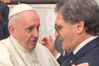 Francisco a Avruj: "Lograste juntar a todos, es un milagro"