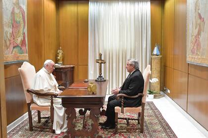 El Papa Francisco recibió a Alberto Fernández