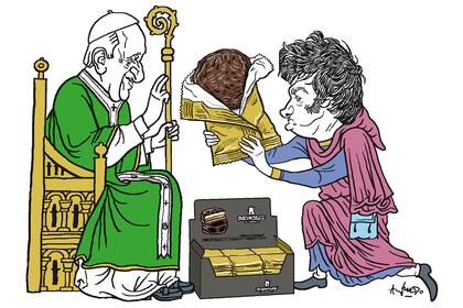 El Papa Francisco y Javier Milei