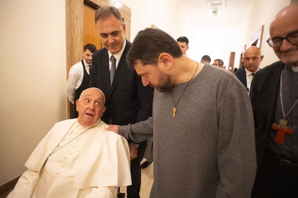 El papa Francisco y Juan Grabois
