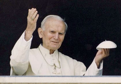 El papa Juan Pablo II en 1992