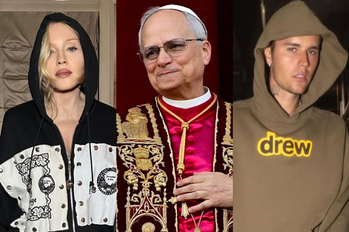 El Papa León XIV comparte ancestros canadienses con Madonna y Justin Bieber (Foto: Instagram/@madonna @justinbieber y AFP)