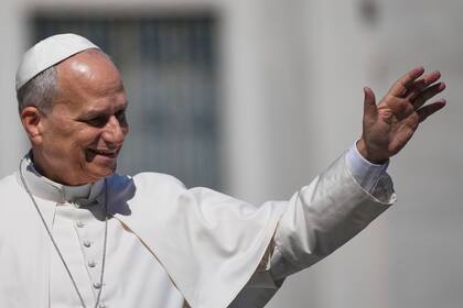 El papa León XIV en la Plaza de San Pedro en el Vaticano el 25 de marzo del 2026. (AP foto/Alessandra Tarantino)