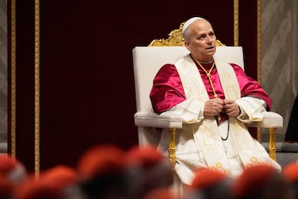 El papa León XIV pidió por la paz en Líbano (Foto AP/Gregorio Borgia)