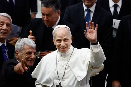 El papa León XIV visita la sede de su orden agustiniana