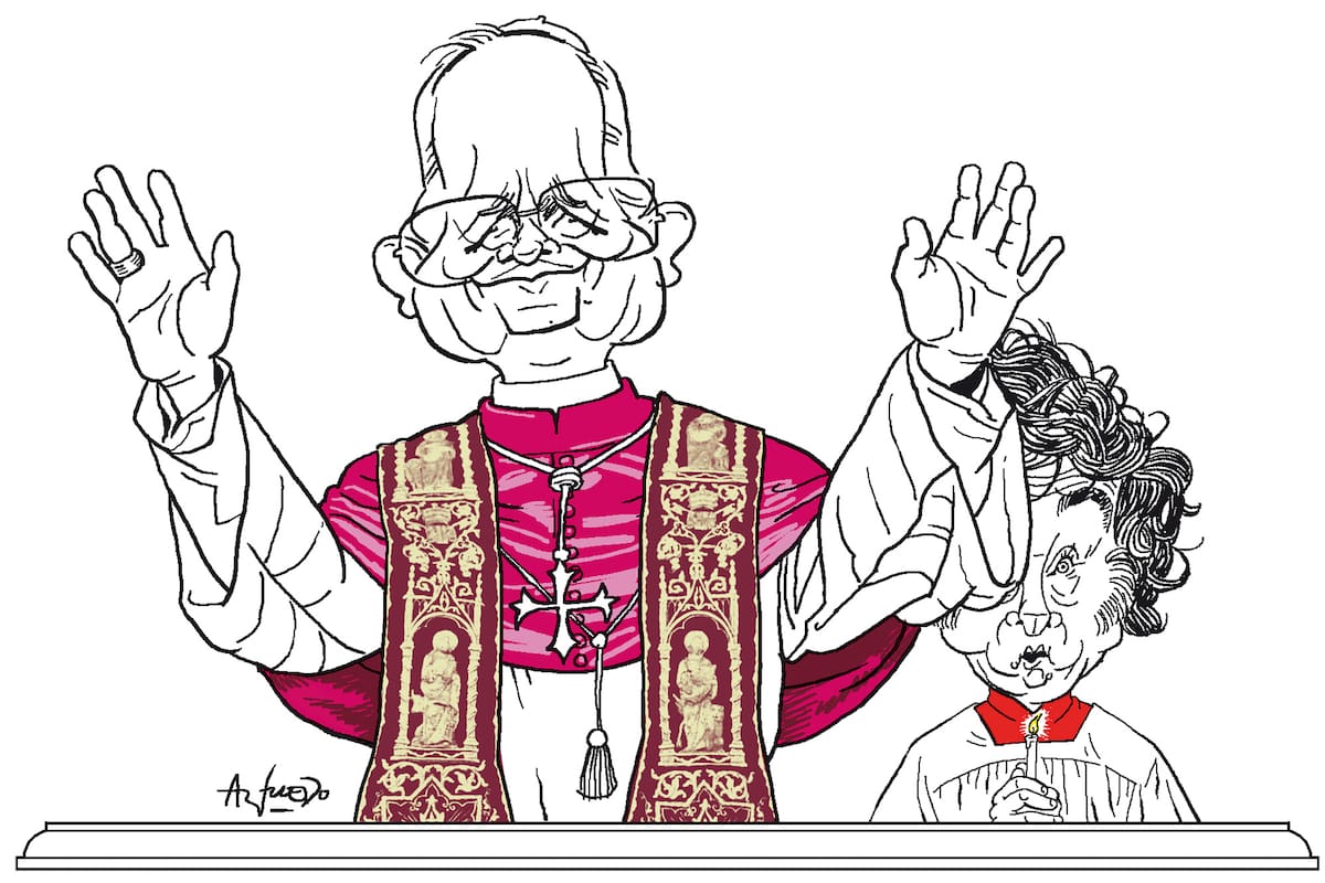 El papa León XIV y Javier Milei