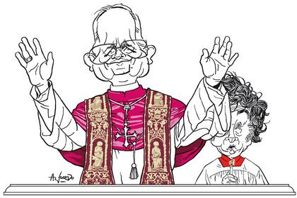 El papa León XIV y Javier Milei