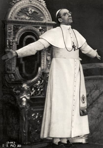 El papa Pío XII fue uno de los tres Sumos Pontífices que llegó al país antes de su papado (Foto: Getty Images)