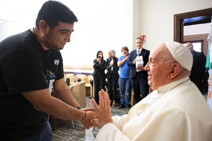 El Papa recibió a Alejandro Gramajo, titular de la UTEP