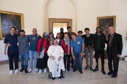 El Papa recibió a distintos movimientos sociales en septiembre del año pasado