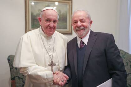 El papa Francisco y Lula, en un encuentro en el Vaticano en 2020