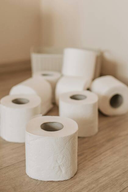 El papel higiénico no es nuevo para limpiar el sanitario