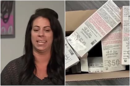 El paquete de la lotería llegó por error a la casa de la estadounidense