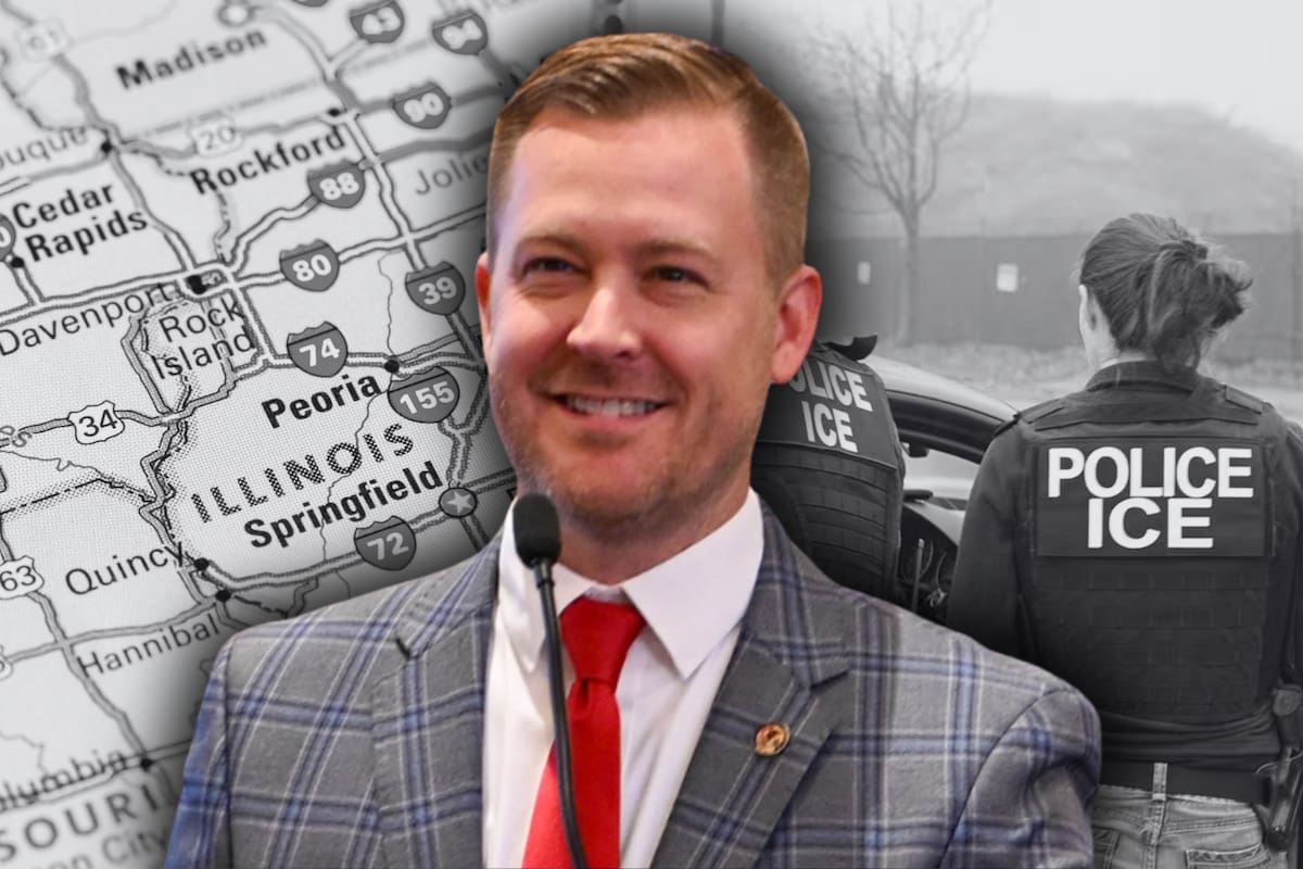 El paquete legislativo de Christopher Davidsmeyer (foto) busca derogar el Illinois TRUST Act, que desde 2017 limita la cooperación policial con agencias federales de inmigración