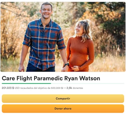 El paramédico Ryan Watson acababa de convertirse en padre
