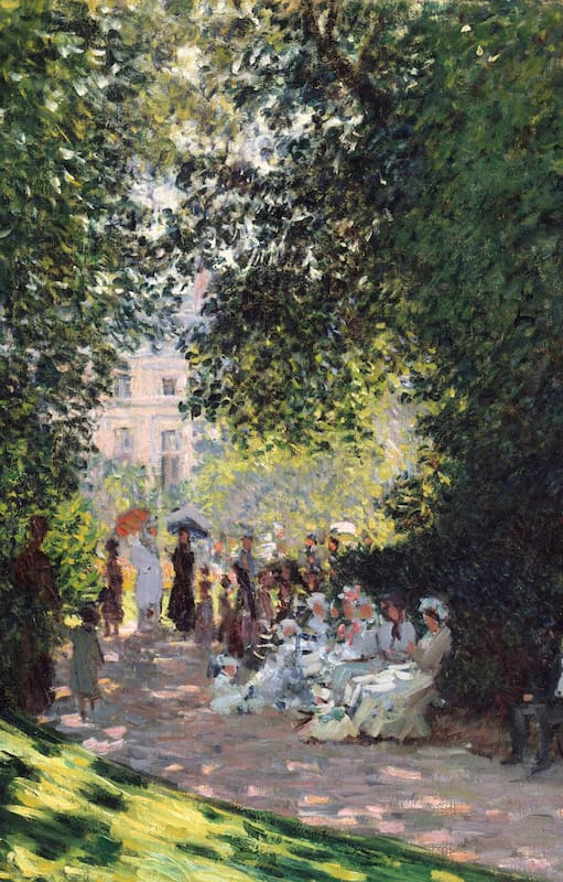 El Parc Monceau. Claude Monet.