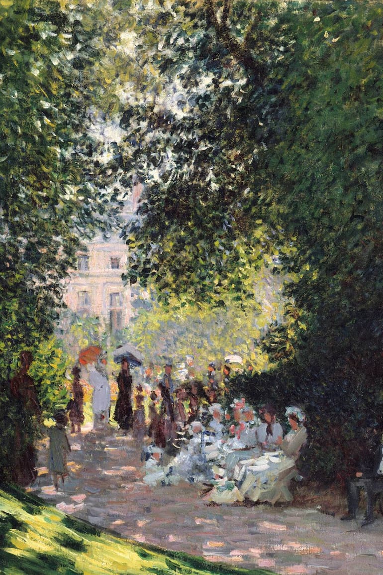 El Parc Monceau. Claude Monet.