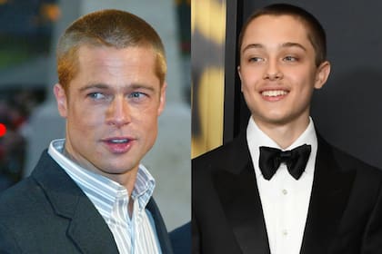 El parecido de Brad Pitt con su hijo Knox