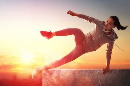 El parkour o arte del desplazamiento requiere de un entrenamiento específico