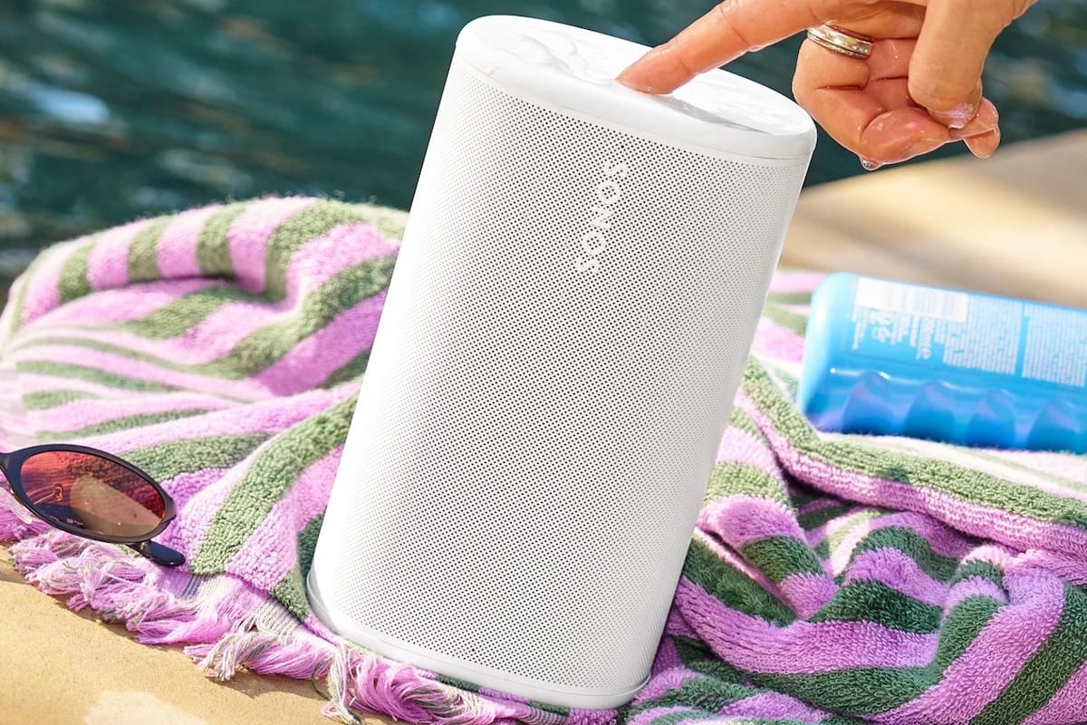 El parlante portátil Sonos Play es resistente al agua y al polvo