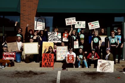 El paro está organizado por la agrupación Starbucks Workers United