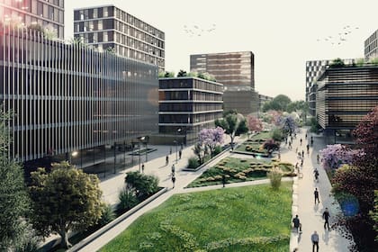 El Parque de la innovación, en Núñez, es uno de los proyectos ya planificados y que está en plena etapa de construcción
