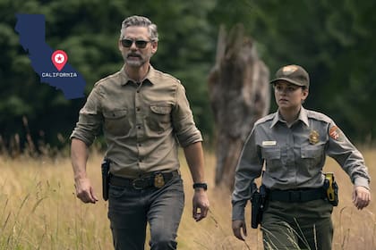 El parque de Yosemite en California fue la locación de la serie "Indomable" que ya confirmó una segunda temporada (Web/Netflix-map/sketchify)