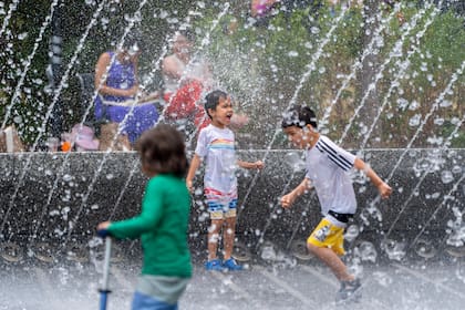 El parque era conocido por un delfín con chorros de agua