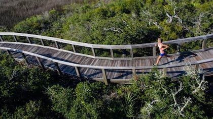 El parque es ideal para realizar paseos en familia o en soledad