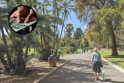El parque está cercado y vigilado; solo los residentes pueden ingresar sin pagar durante los fines de semana