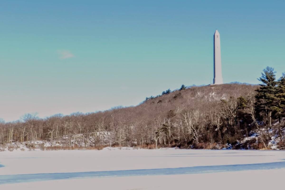 El Parque estatal High Point, el lugar con más nieve de Nueva Jersey (Crédito: nj.gov)