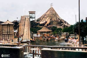 El Parque Japonés en todo su esplendor: estuvo en Libertador y Callao y fue la envidia de América Latina (Foto coloreada artificialmente: AGN)