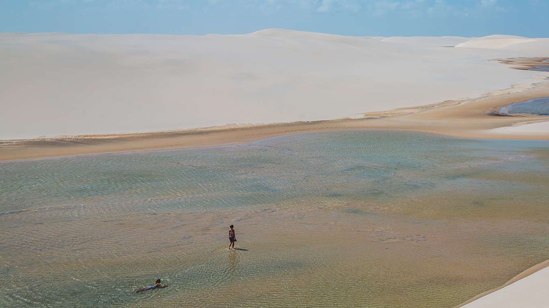 El Parque Nacional Lençóis Maranhenses, Maranhão.