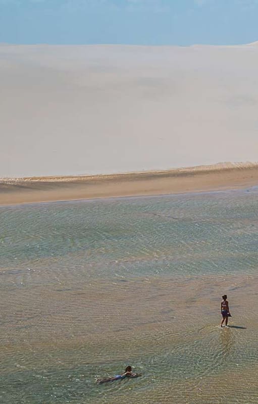 El Parque Nacional Lençóis Maranhenses, Maranhão.