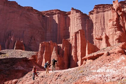 El Parque Nacional Talampaya, en La Rioja.