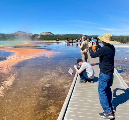 El Parque Nacional Yellowstone fue el más visitado desde que empezó la pandemia.