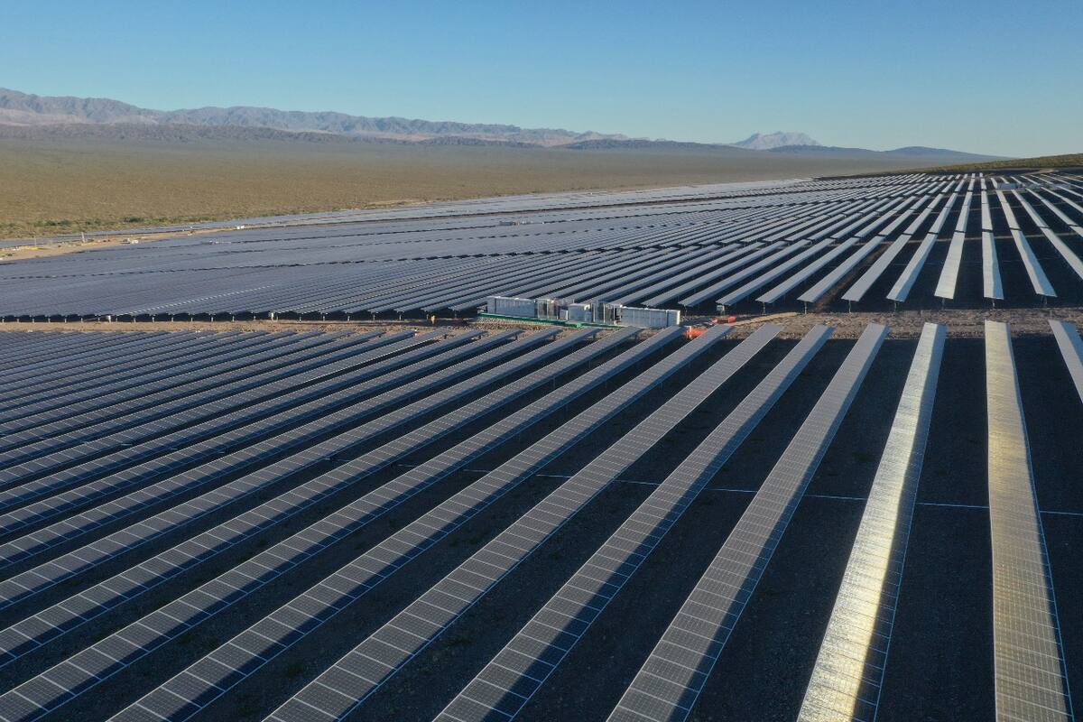 El parque solar Ullum está situado en San Juan y empleó a 550 personas para su construcción