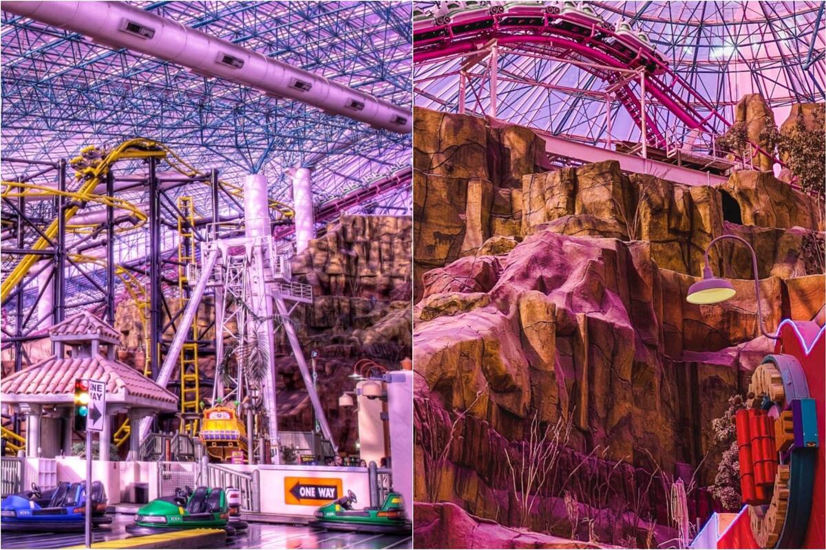 El parque The Adventuredome Indoor Theme Park abre todos los días, aunque tiene horarios variados
