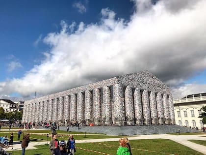 El" Partenón de libros prohibidos" en la Documenta de Kassel, en 2017