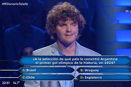 El participante abandonó luego de ganar 500 mil pesos.