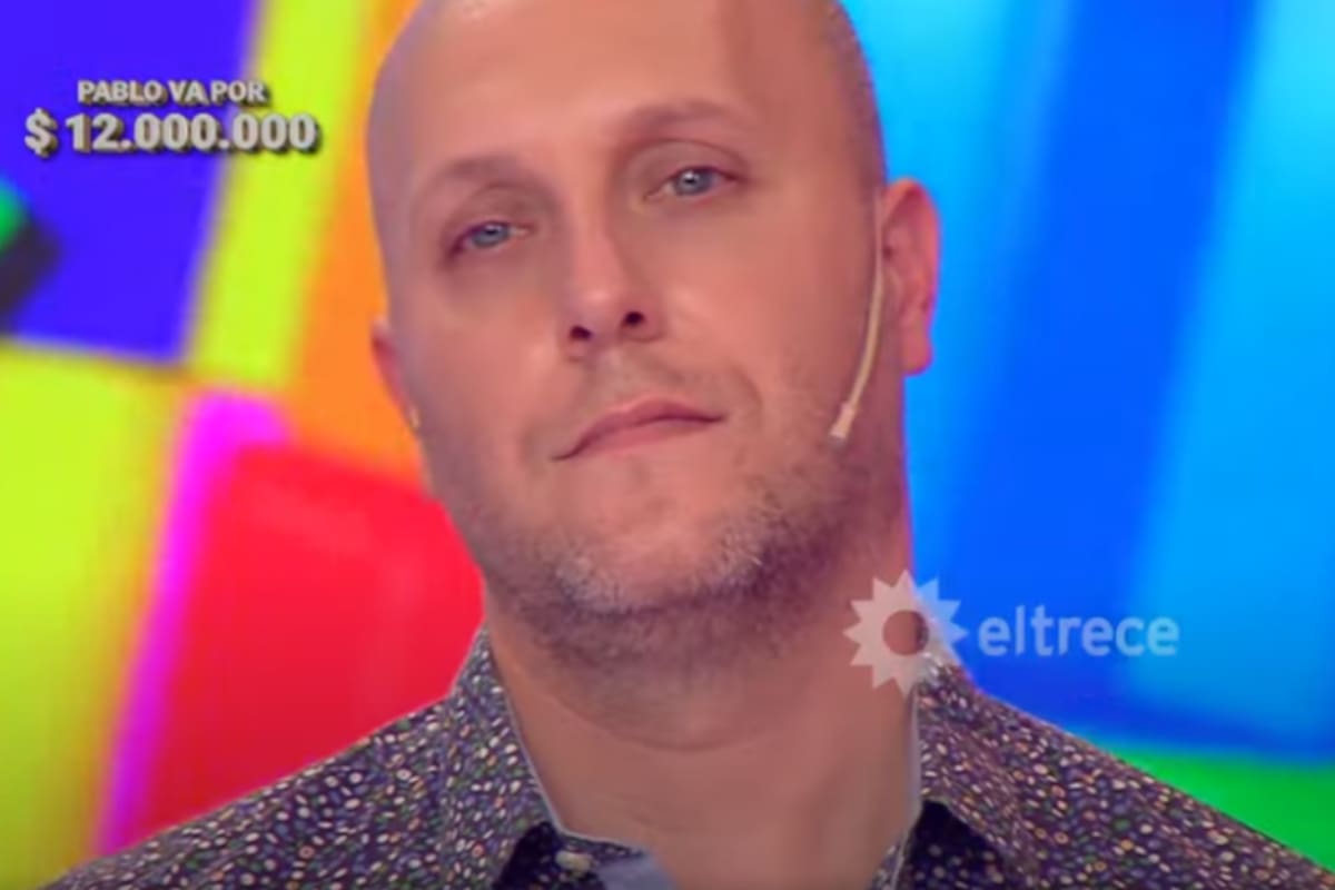 El participante iba por los 12 millones de pesos, pero una pregunta "mundialista" lo dejó lejos de romper el récord (Foto: Captura eltrece)