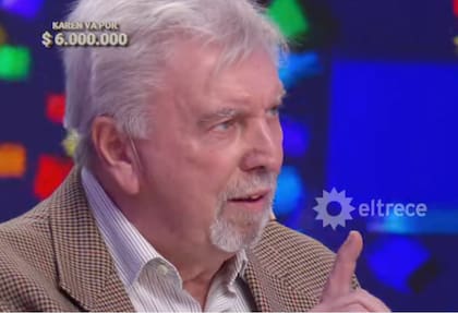 El participante sorprendió a Guido Kaczka con un particular pedido en Los 8 escalones (Foto: captura eltrece)