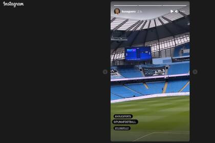 El particular desafío de FIFA del Kun Agüero en el estadio del Manchester City