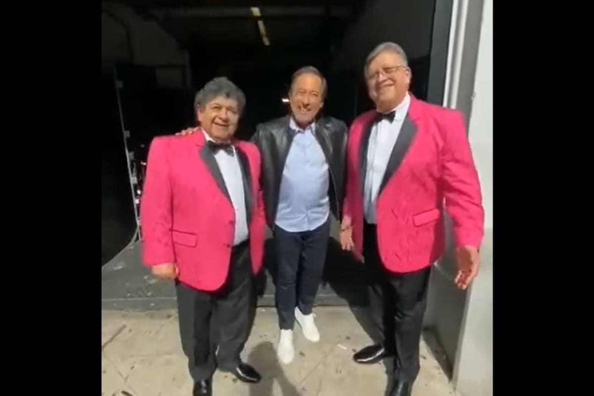 El particular festejo de Guillermo Francella con Los Palmeras tras el triunfo de Racing y Colón: "Hermosa mañana, ¿verdad?"