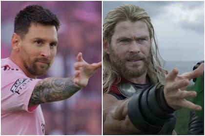 El particular festejo de Messi vinculado a Thor