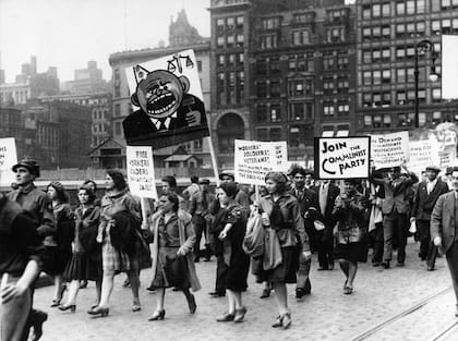 El Partido Comunista de EE.UU. llegó a tener 75.000 afiliados en su mejor momento, pero al final de la II Guerra Mundial perdió mucha fuerza.